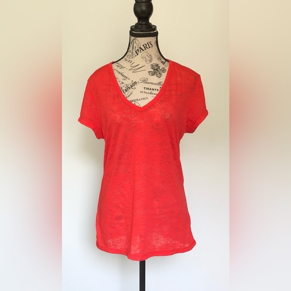 2/$17 Jules & James Ladies Cotton T-Shirt Orange Size 2XL